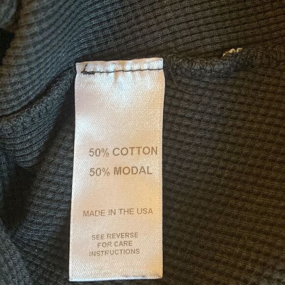 Levi’s By Rebecca Beeson Cotton Thermal Top with Long Sleeve/Hood. Size Small. - Picture 6 of 7